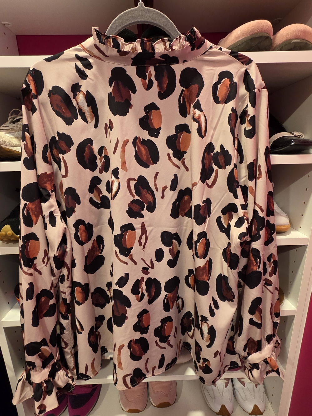 Brown Animal Print Eloquii Shirt